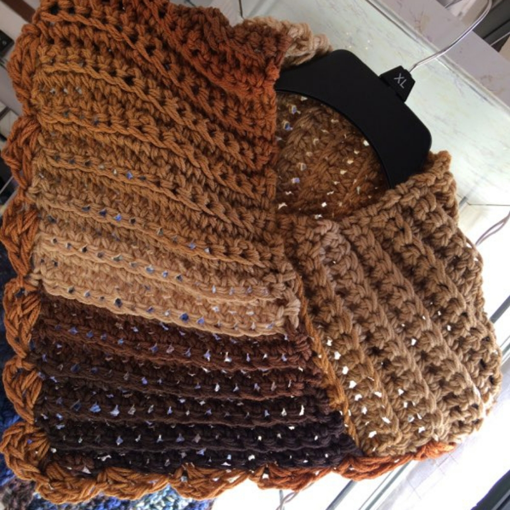 Fall colored neck warmer